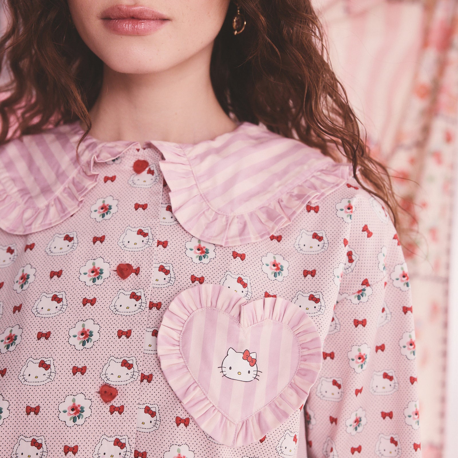 Cath Kidston × Hello Kitty　パジャマトップス