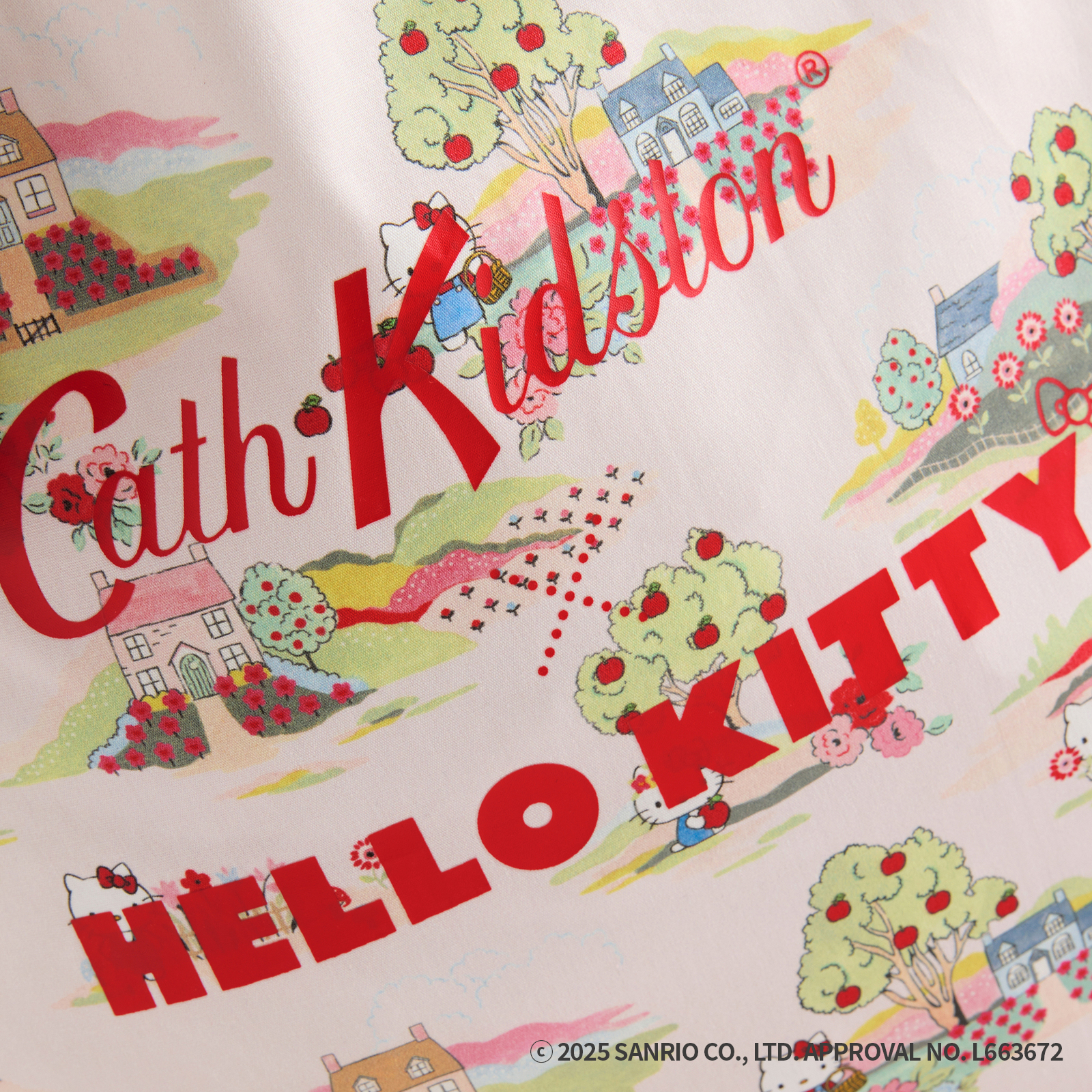 Cath Kidston × Hello Kitty　トートバッグ Scene