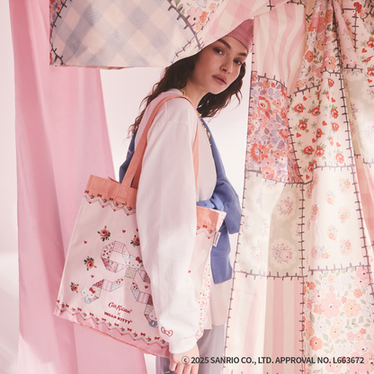Cath Kidston × Hello Kitty　スクエアトートバッグ Patchwork