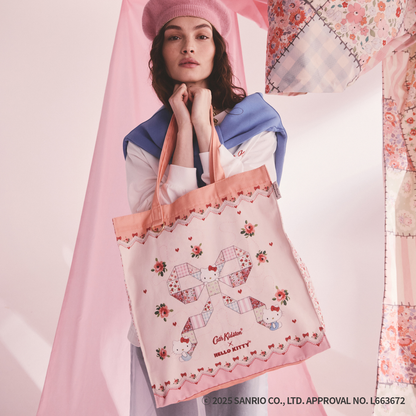 Cath Kidston × Hello Kitty　スクエアトートバッグ Patchwork