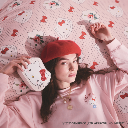 Cath Kidston × Hello Kitty　フェイスキャンバスポーチ