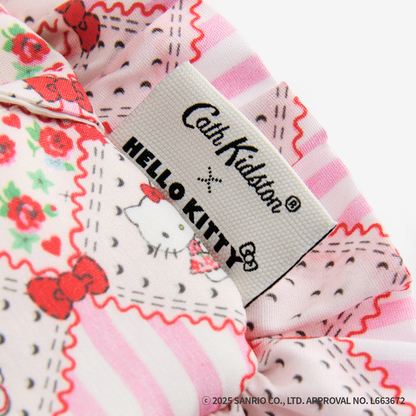 Cath Kidston × Hello Kitty　フリルティッシュポーチ＆マスコットチャームセット Patchwork