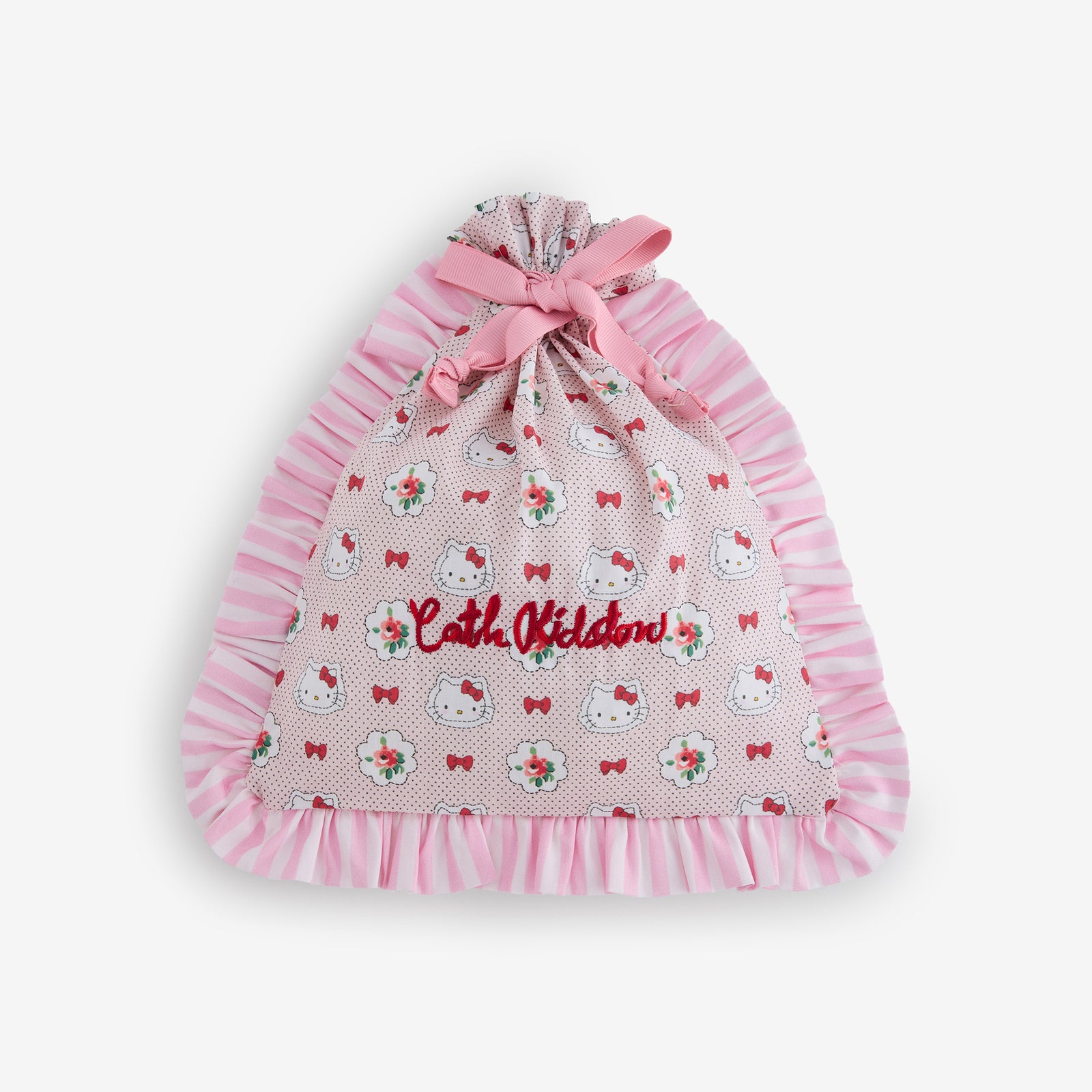 Cath Kidston × Hello Kitty　ドローストリングポーチ Provence