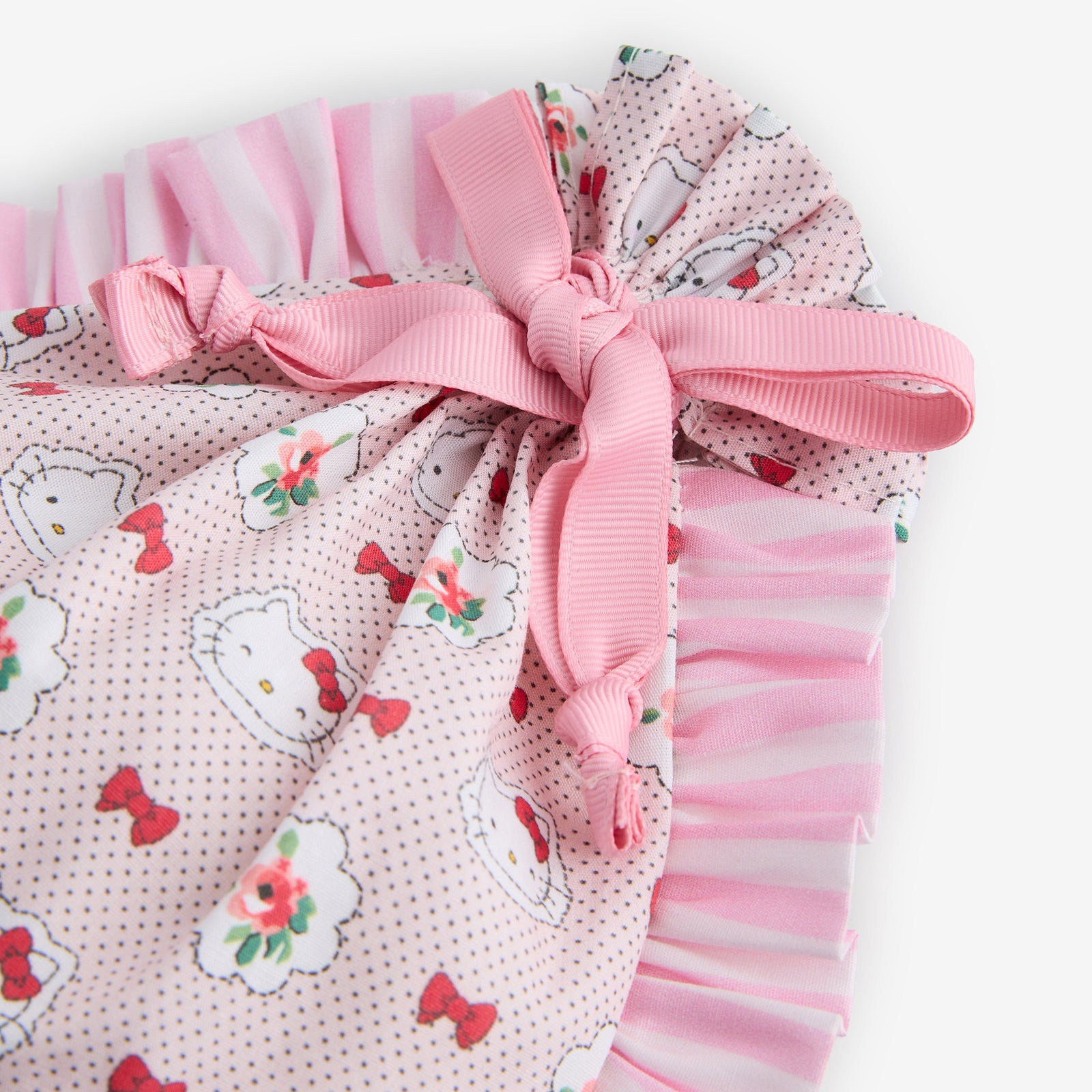 Cath Kidston × Hello Kitty　ドローストリングポーチ Provence