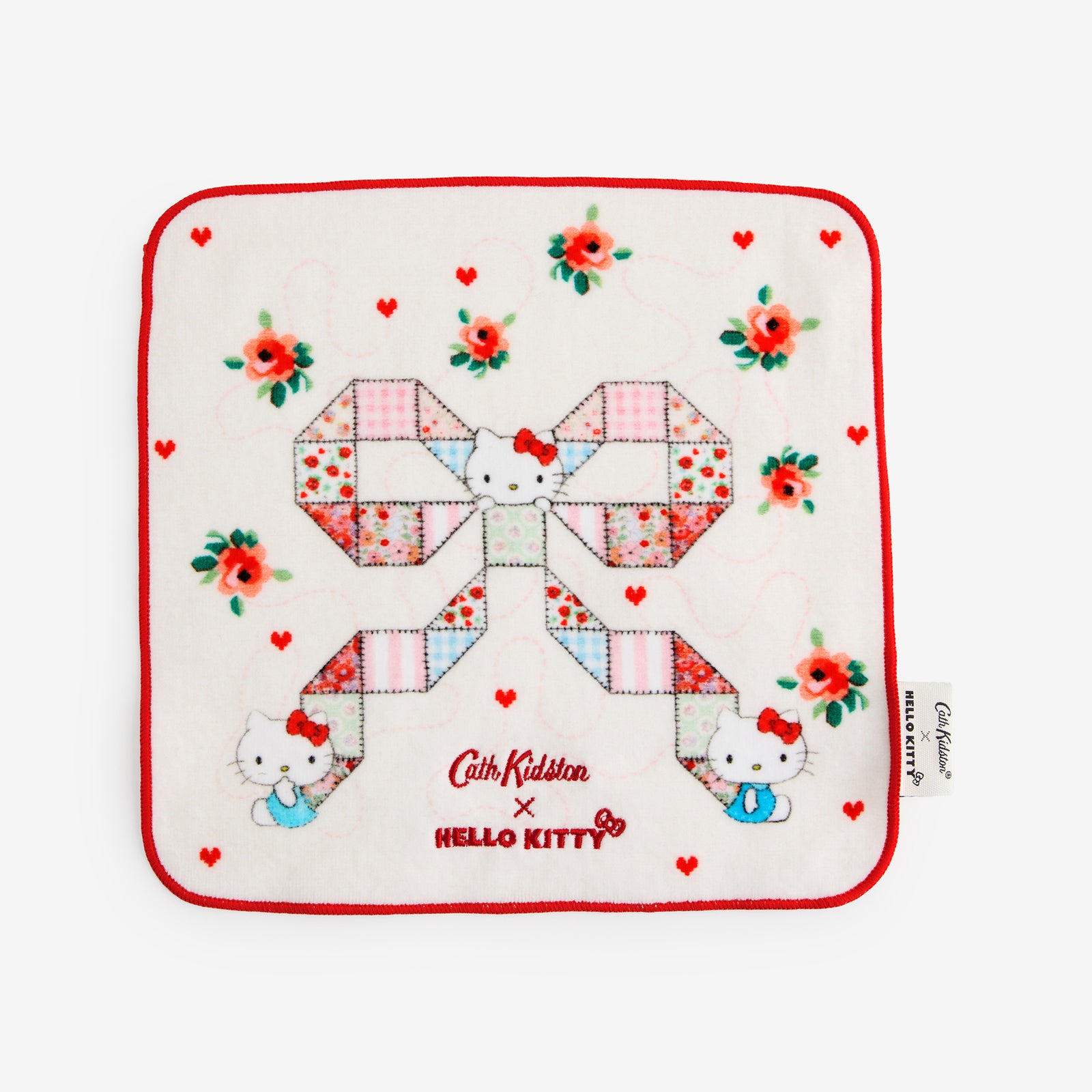 Cath Kidston × Hello Kitty　タオルハンカチ Patchwork