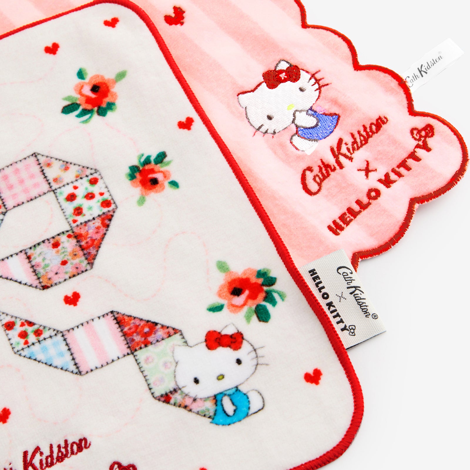 Cath Kidston × Hello Kitty　タオルハンカチ Patchwork