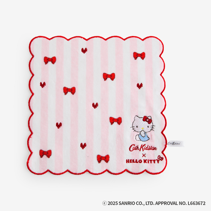 Cath Kidston × Hello Kitty　タオルハンカチ Stripe