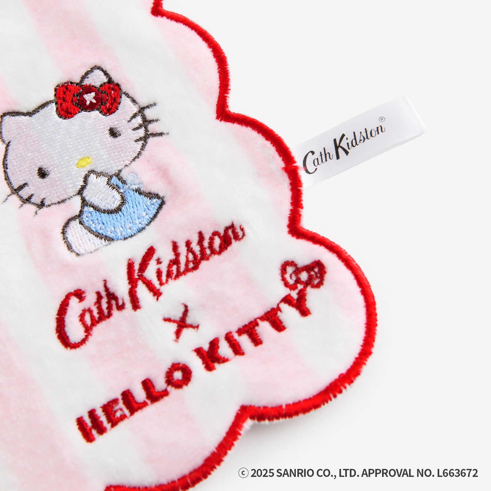 Cath Kidston × Hello Kitty　タオルハンカチ Stripe