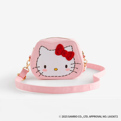 Cath Kidston × Hello Kitty　フェイスキャンバスキッズポシェット