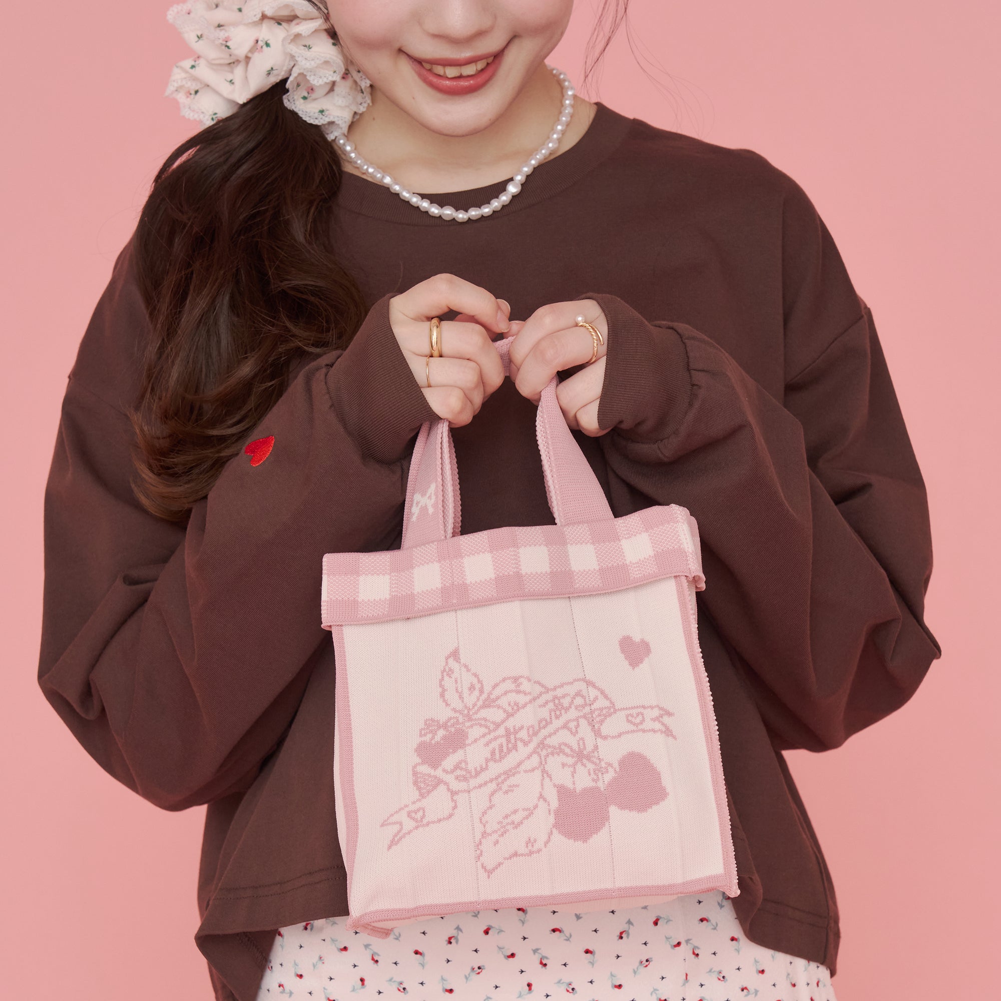 CK×KNT365 Co-Knitty Heart Cherry PK | Cath Kidston 日本公式