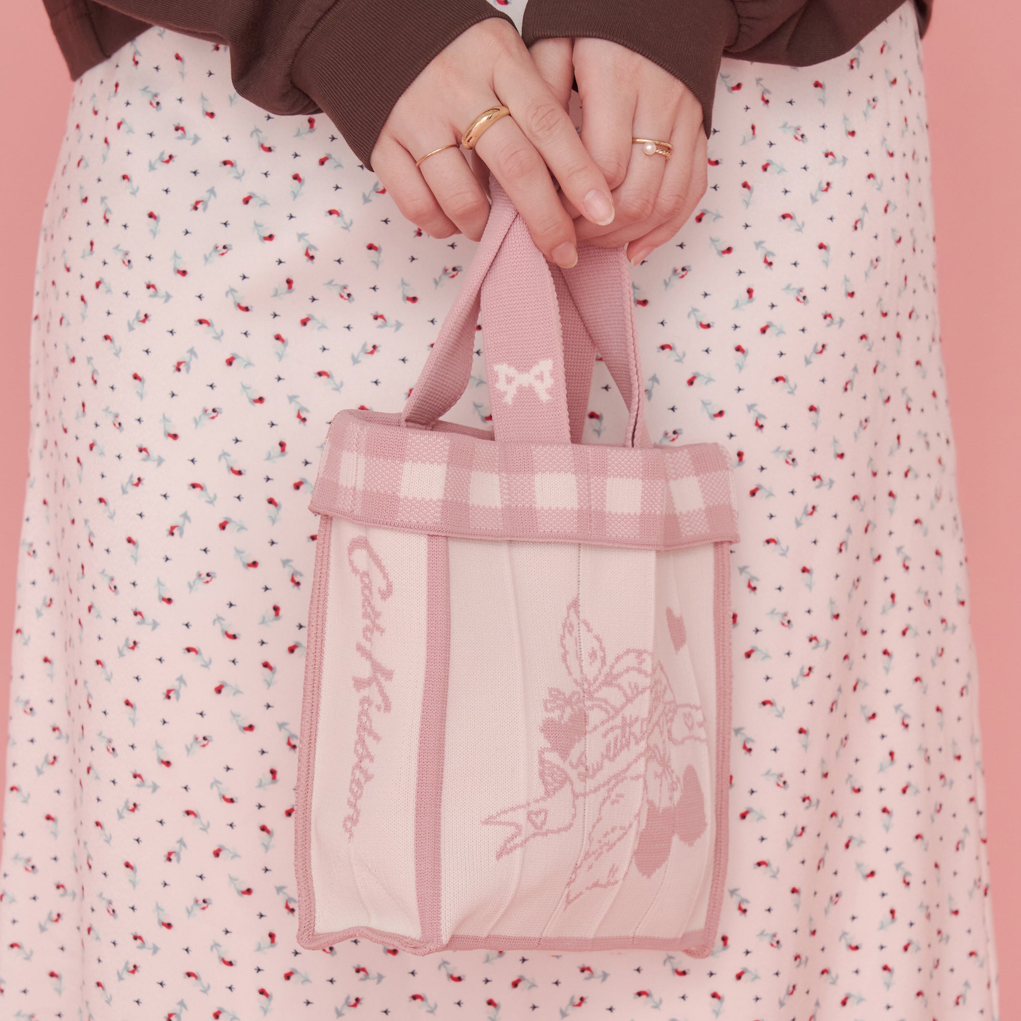 CK×KNT365 Co-Knitty Heart Cherry PK | Cath Kidston 日本公式