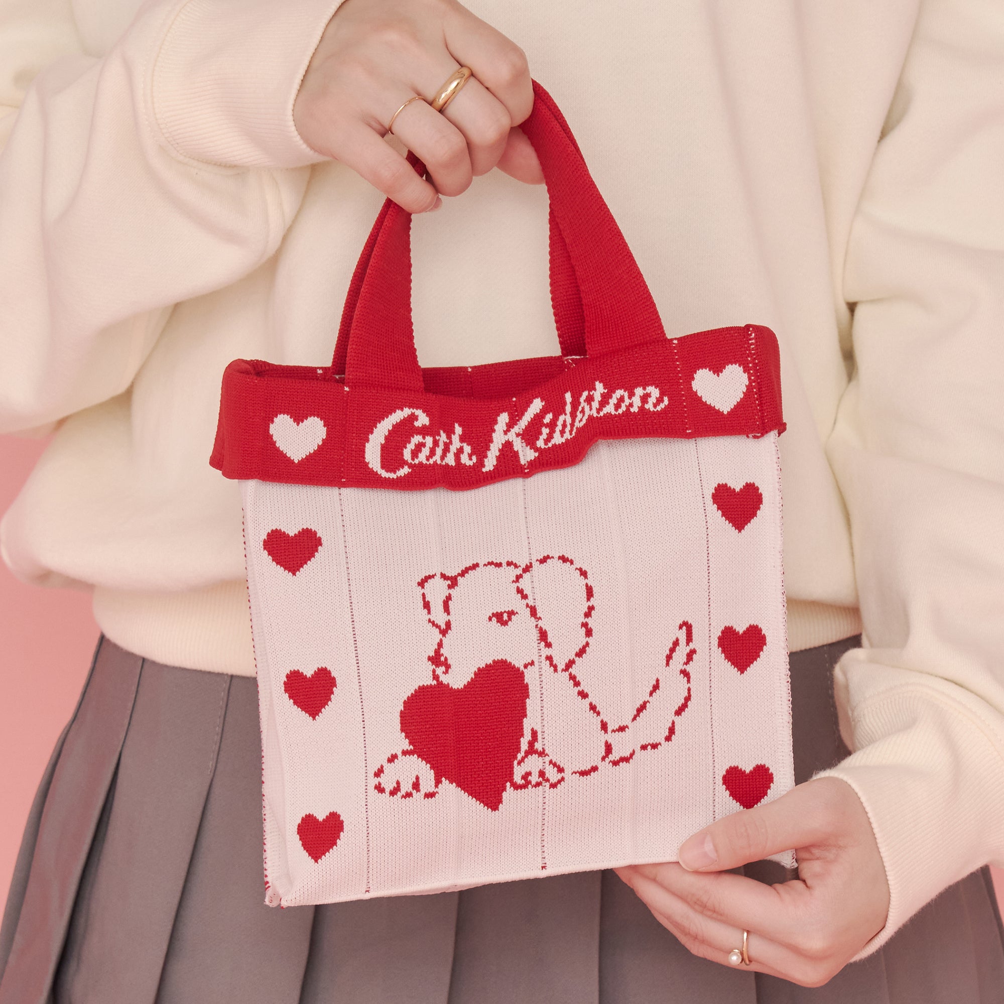 CK×KNT365 Co-Knitty Heart Dog RD | Cath Kidston 日本公式オンライン