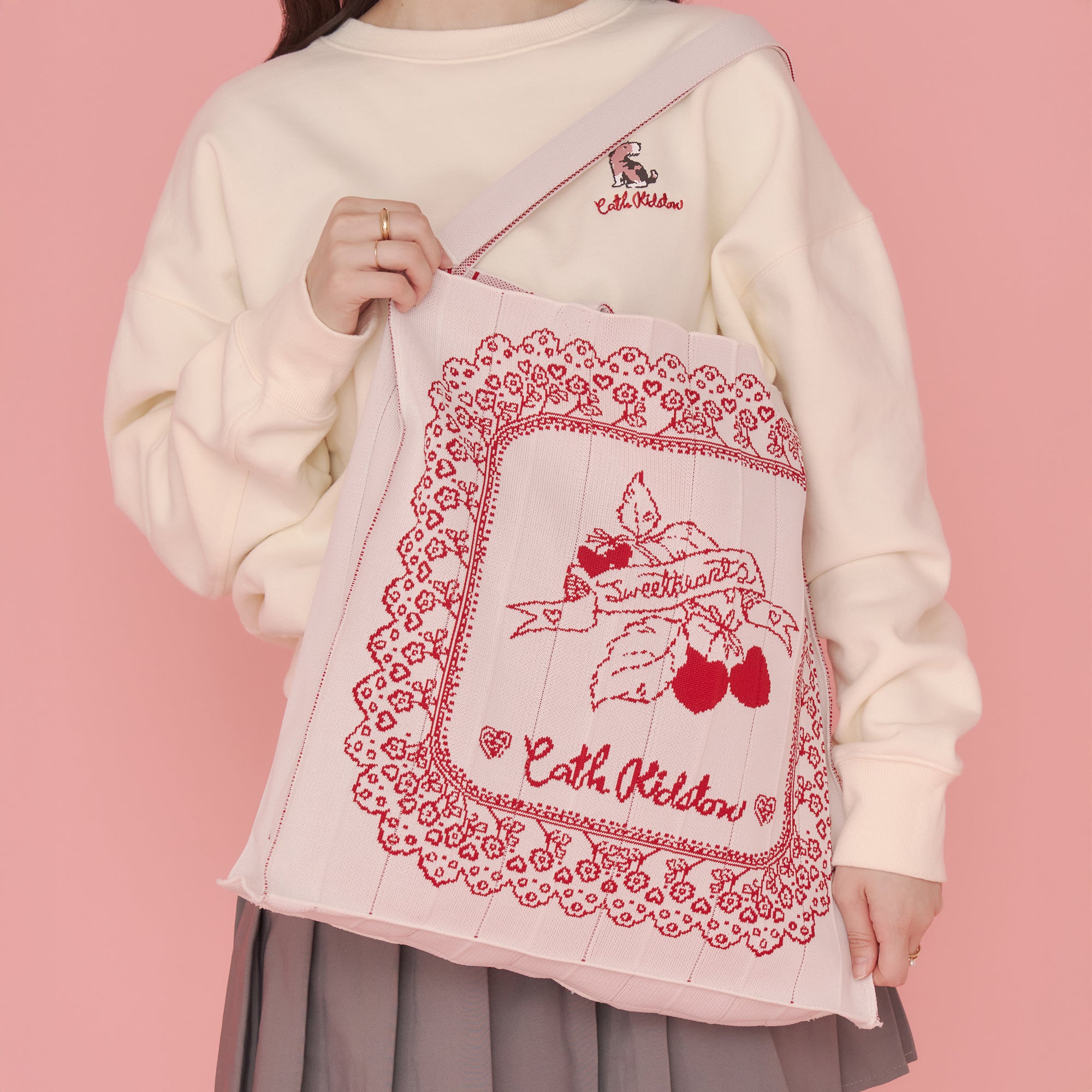 CK×KNT365 Mam Heart Cherry RD | Cath Kidston 日本公式オンライン