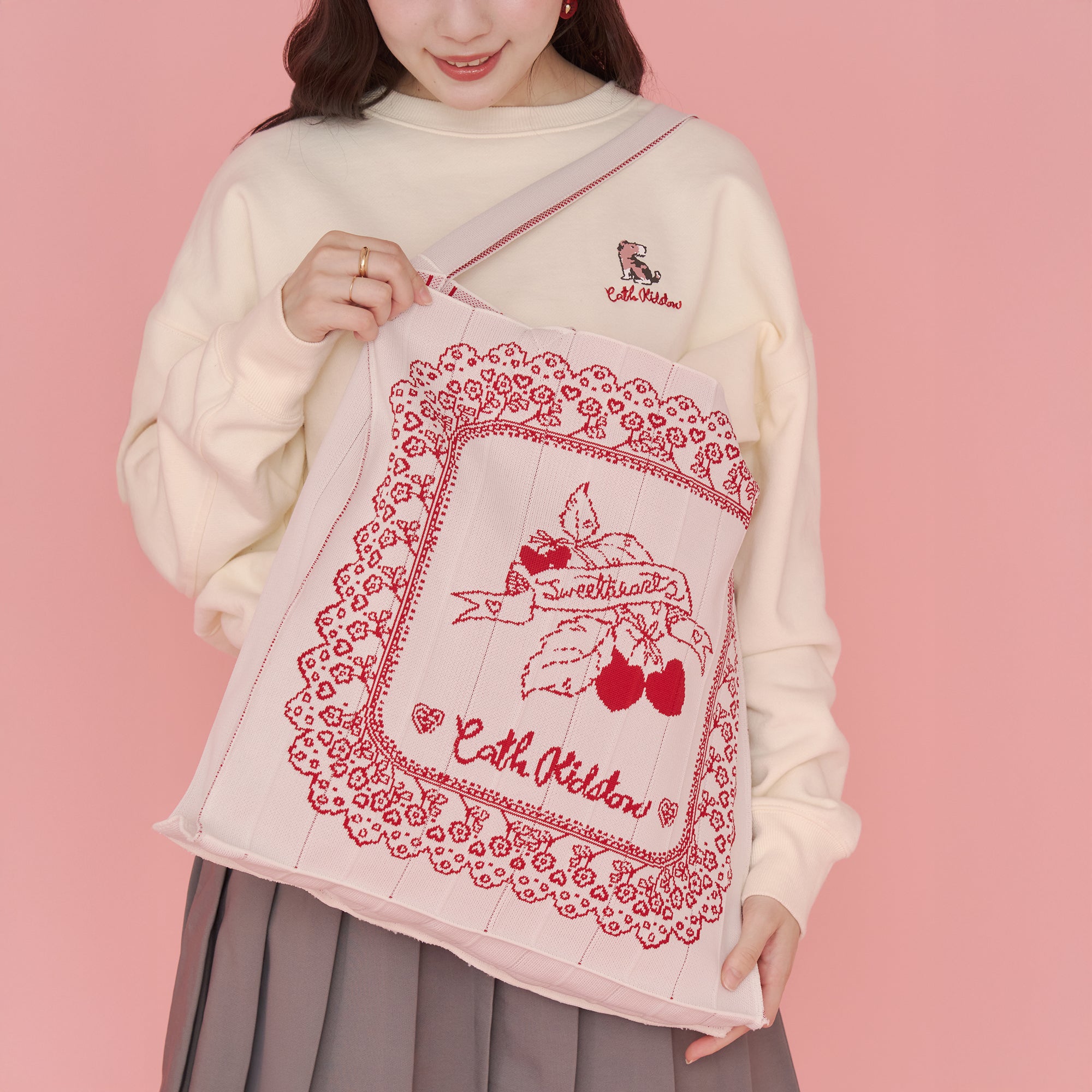 CK×KNT365 Mam Heart Cherry RD | Cath Kidston 日本公式オンライン