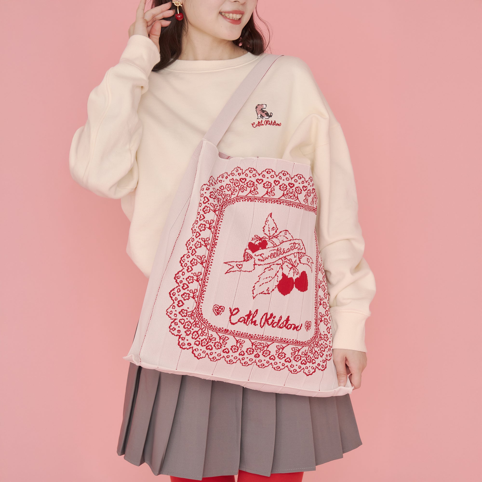 CK×KNT365 Mam Heart Cherry RD | Cath Kidston 日本公式オンライン
