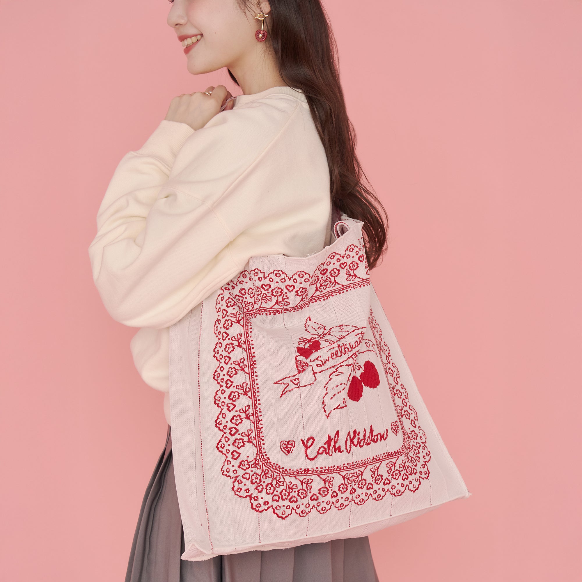CK×KNT365 Mam Heart Cherry RD | Cath Kidston 日本公式オンライン