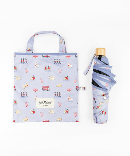 折り畳み傘 ウッドハンドル Queenie's London