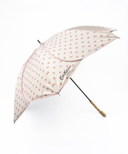 ショート傘 バンブーハンドル