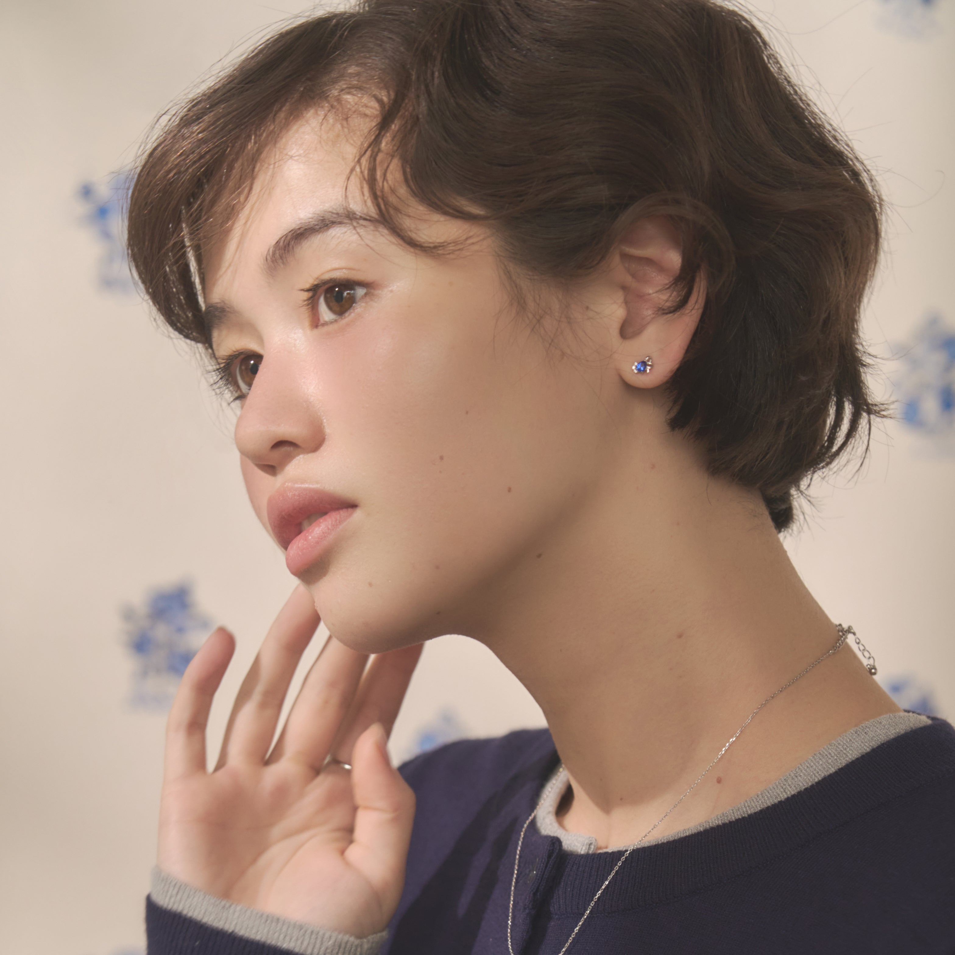 SLV925 ピアス Ribbon Bow