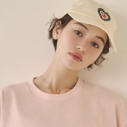 イエローゴールド ネックレス Bows&Rose