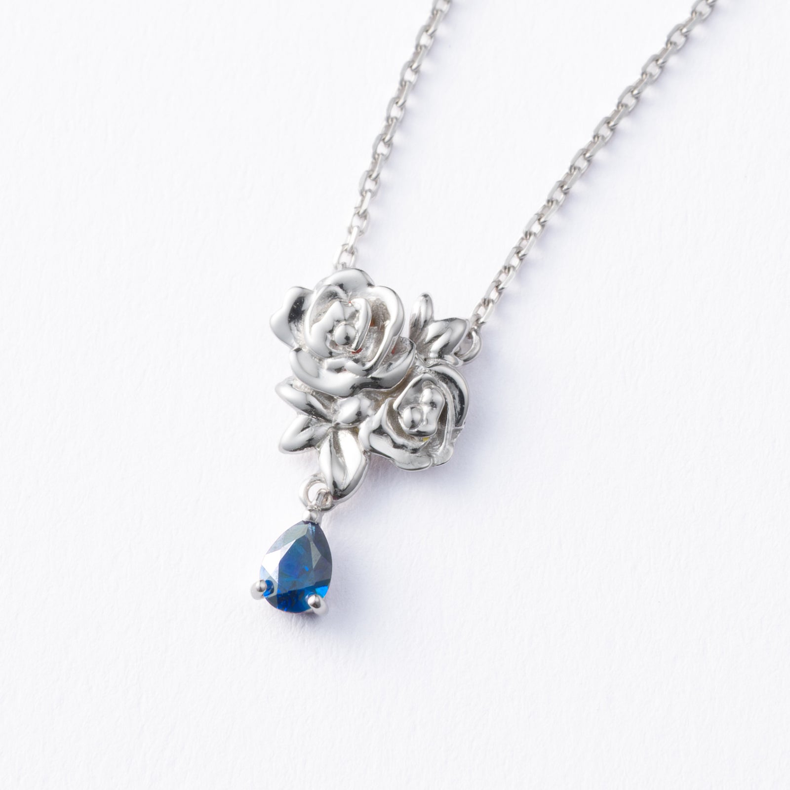 SLV925 ネックレス Bows&Rose