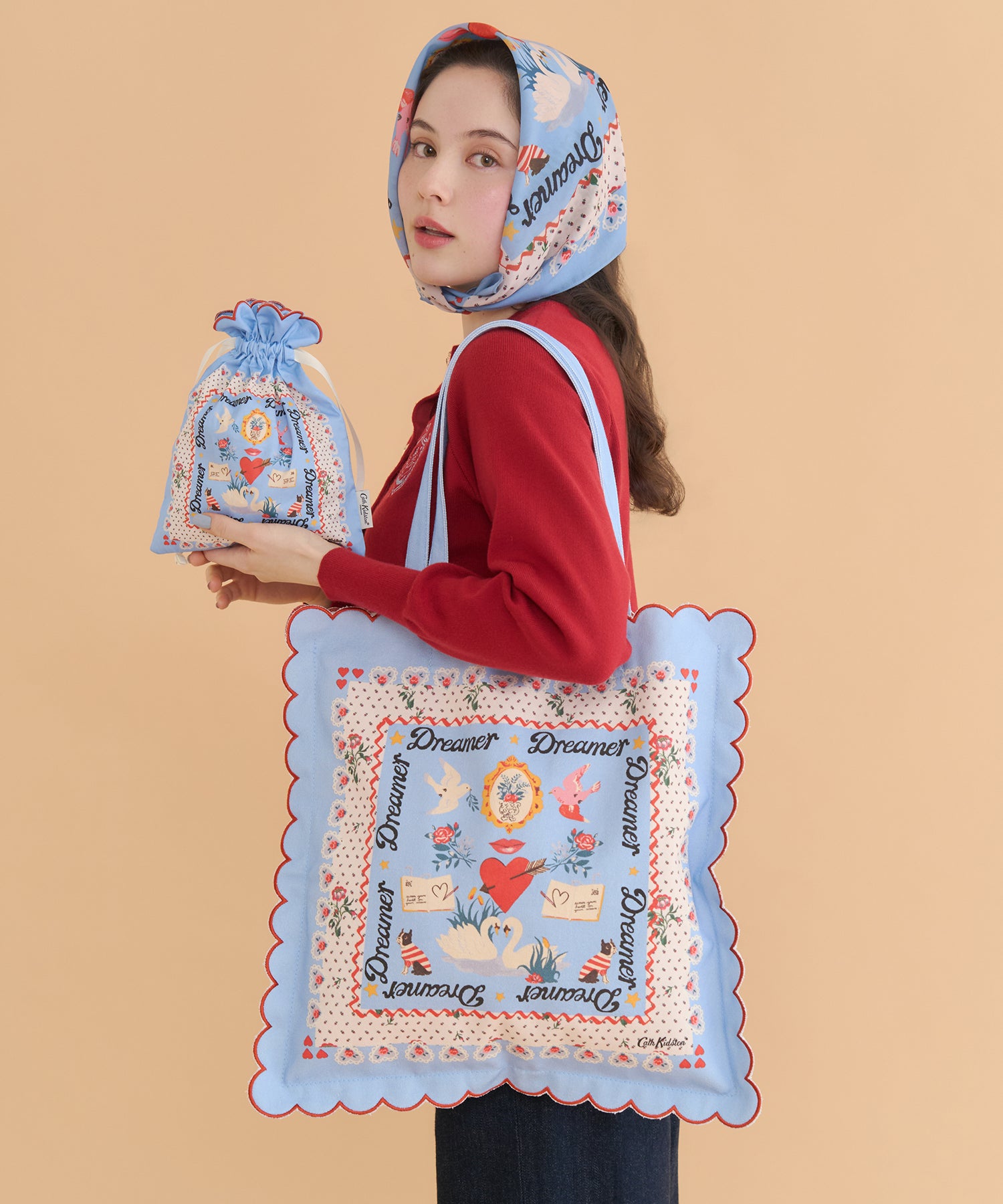 スカラップトートバッグ Dreamern | Cath Kidston 日本公式オンライン