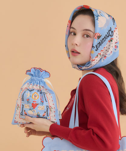 ドローストリングポーチ Dreamer