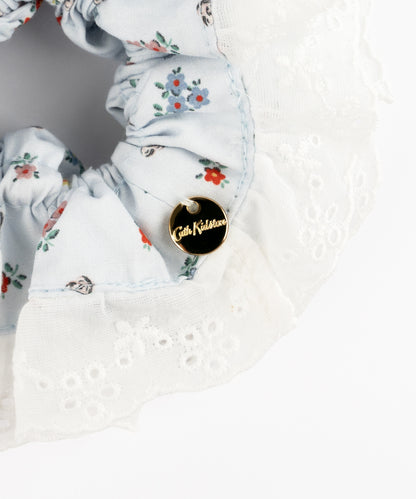 コットンレース　シュシュ