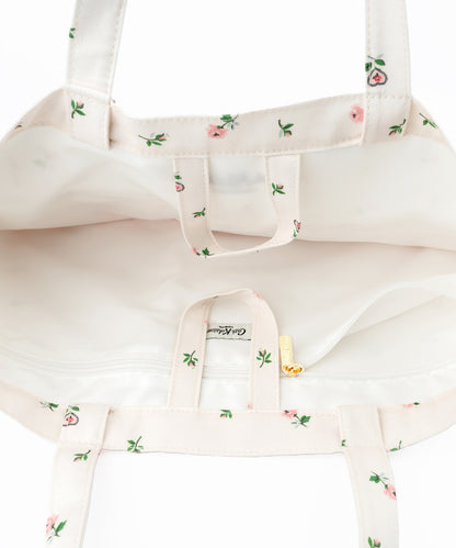 ダブルフリルレッスントートバッグ Lace Sprigs