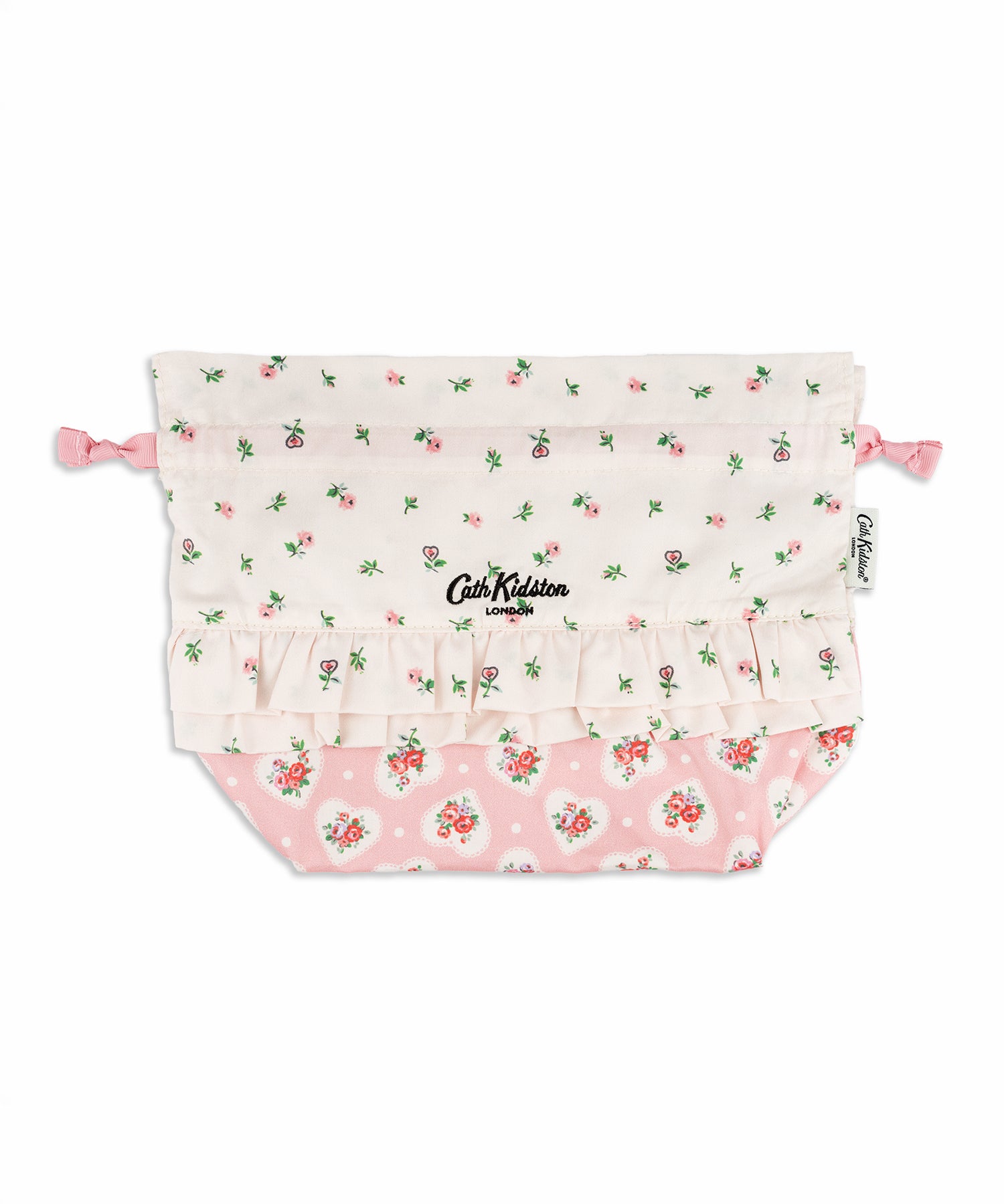 ダブルフリルランチポーチLace Sprigs | Cath Kidston 日本公式