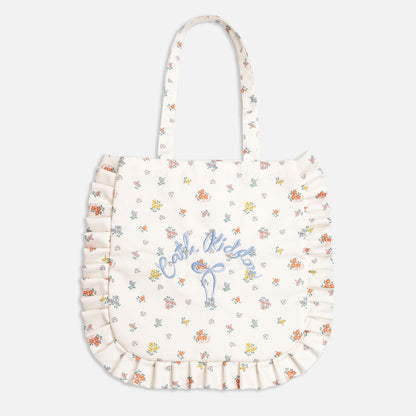 フリルトートバッグ