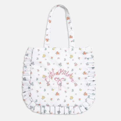 フリルトートバッグ