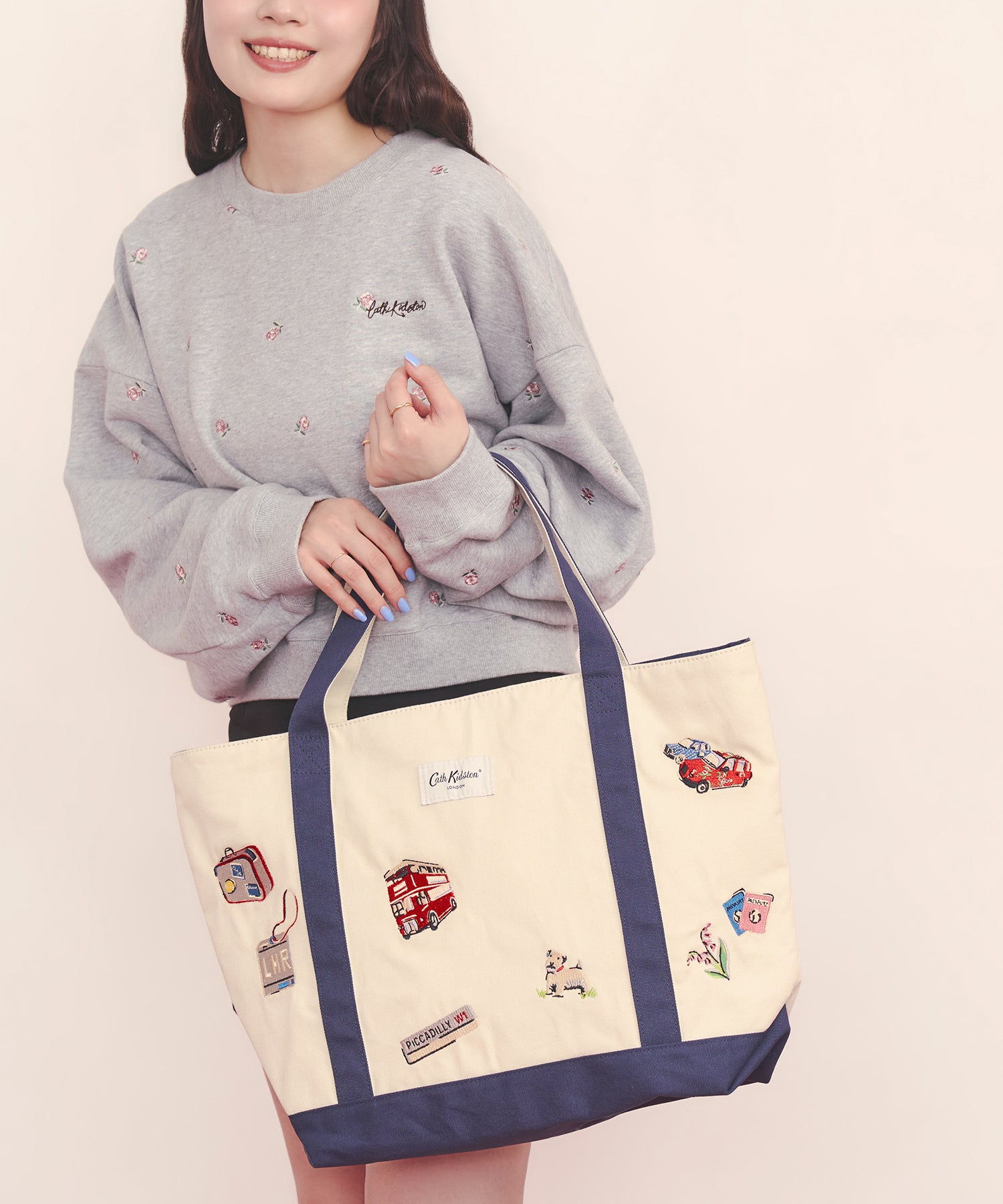 CDLTOKYOFauxLeatherTravelBagトラベルトートバッグ トラベルトートバッグL | Cath Kidston 日本公式オンラインストア