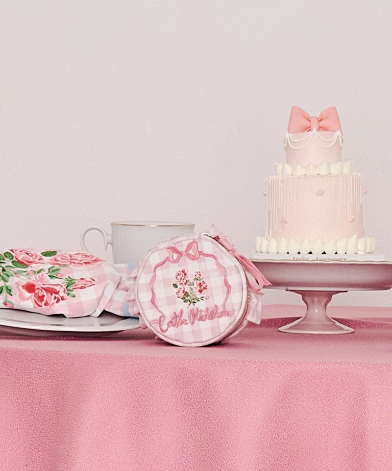 フリルアクセサリーポーチ