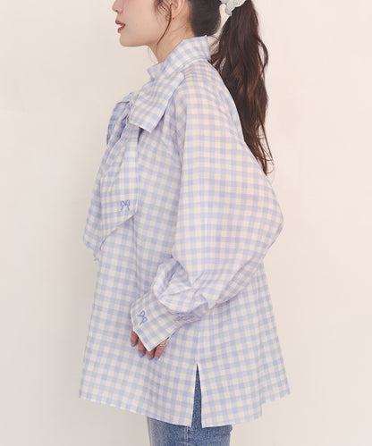 ボウタイブラウス