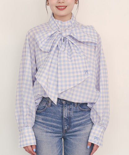 ボウタイブラウス