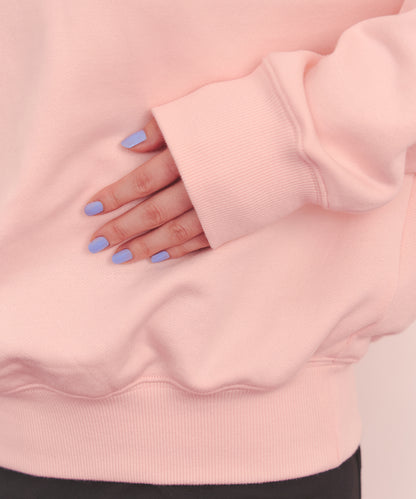 刺繍スウェットトップス Ribbon Floral