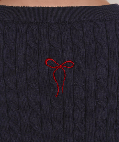 ショートスリーブライトニットトップス Queenie's London