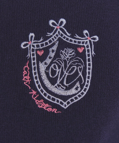 刺繍ニットカーディガンジャケット Love Notes