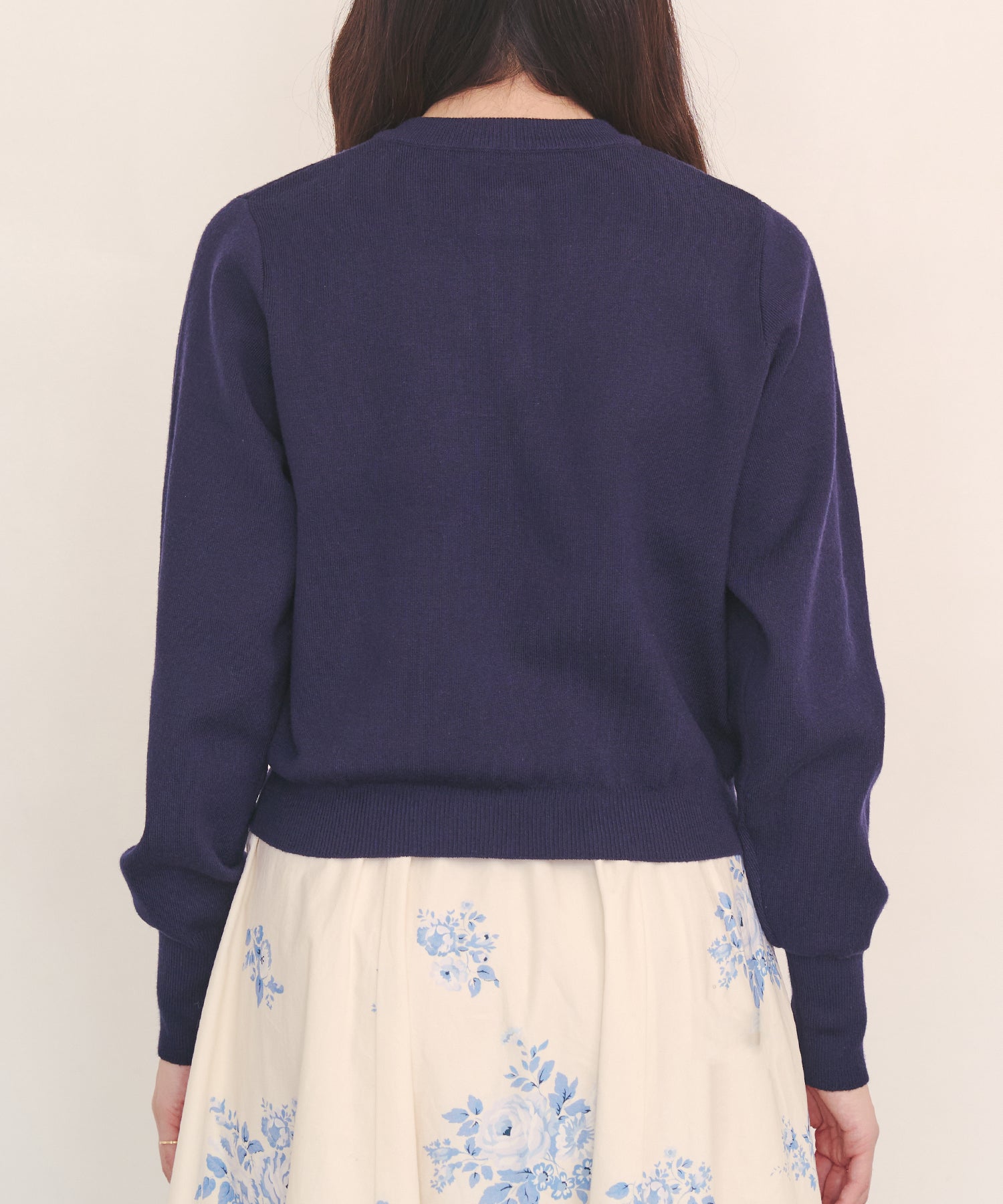 刺繍ニットカーディガンジャケット Love Notes