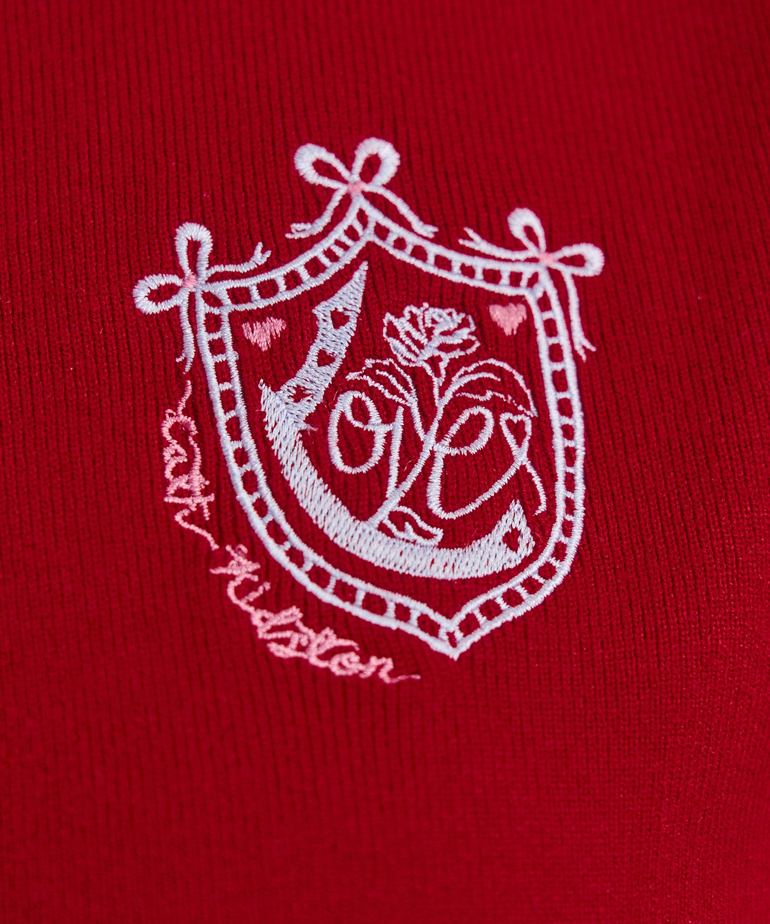 刺繍ニットカーディガンジャケット Love Notes