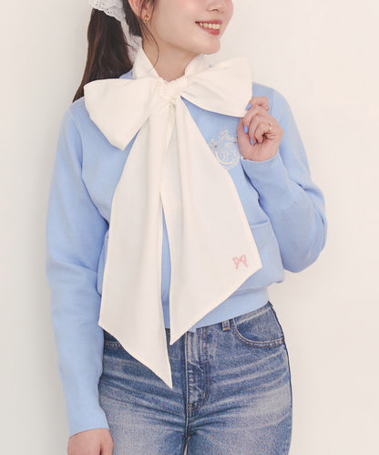 刺繍ニットカーディガンジャケット Love Notes