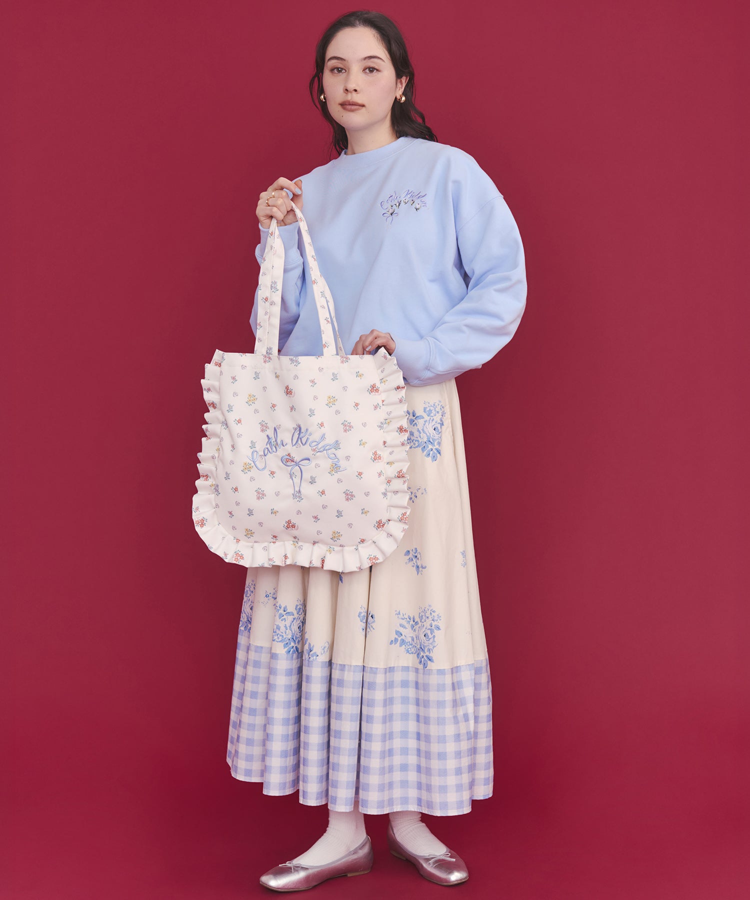 ボリュームフレアスカート Bows&Rose | Cath Kidston 日本公式