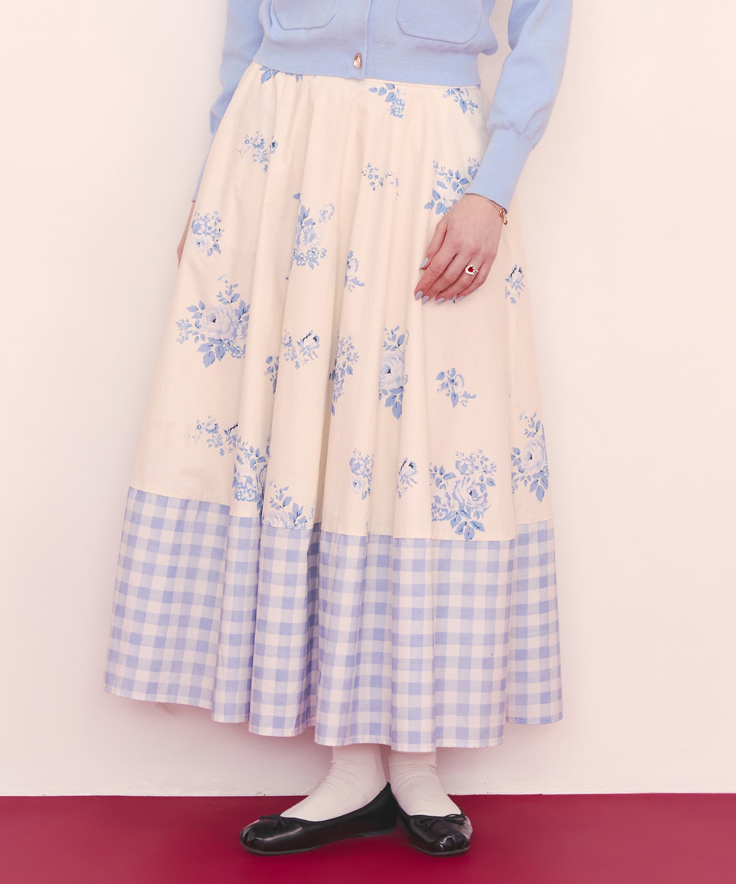 ボリュームフレアスカート Bows&Rose | Cath Kidston 日本公式