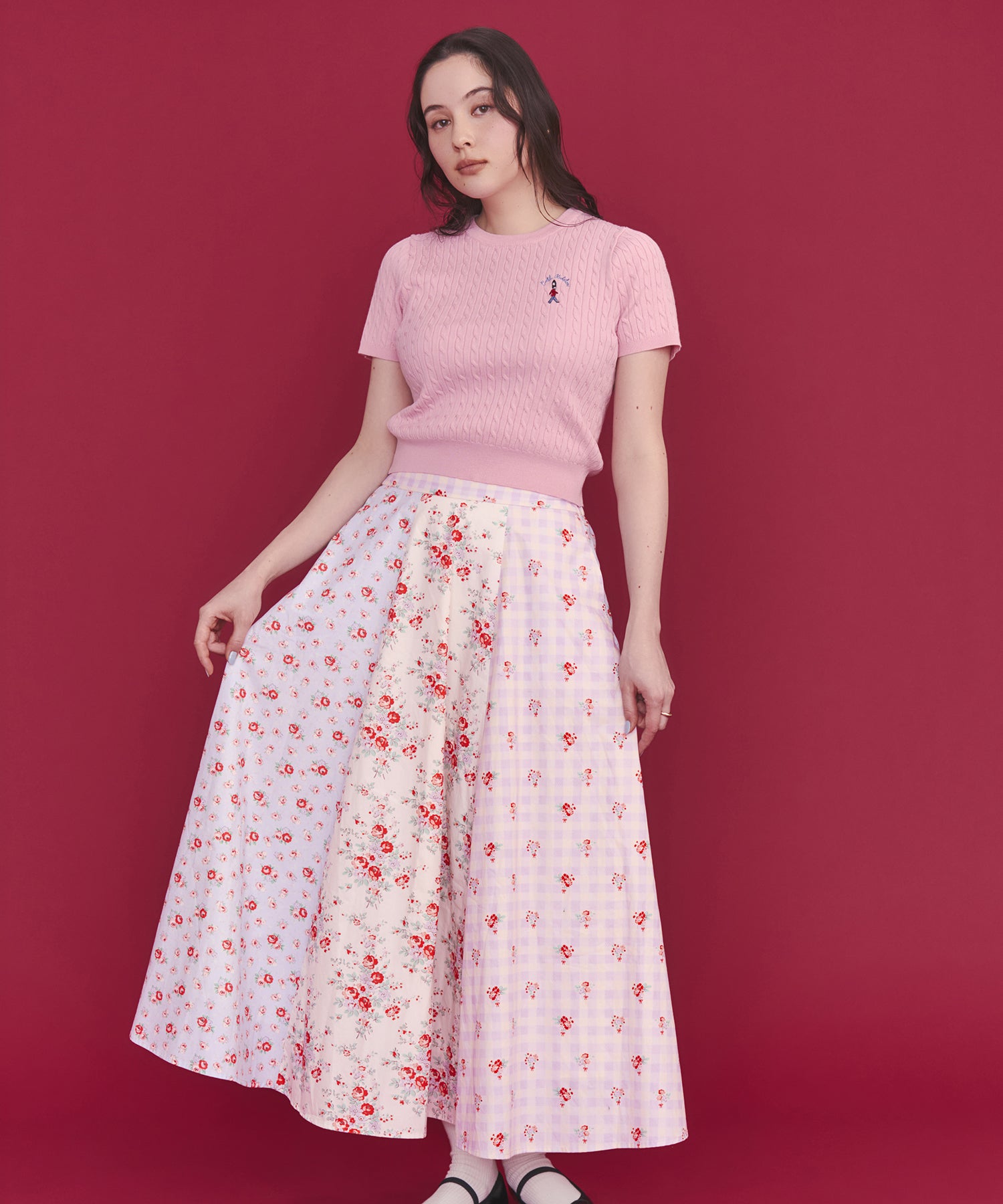 ボリュームフレアスカート Bows&Rose | Cath Kidston 日本公式
