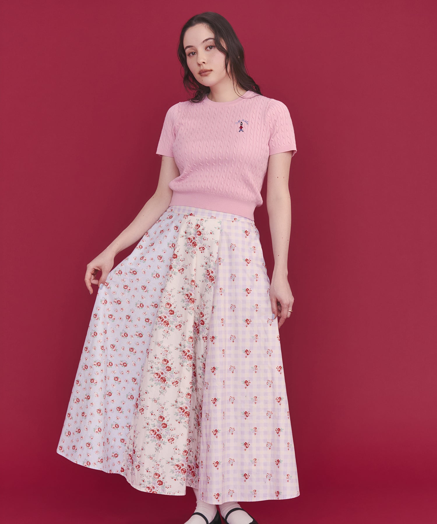 ボリュームフレアスカート