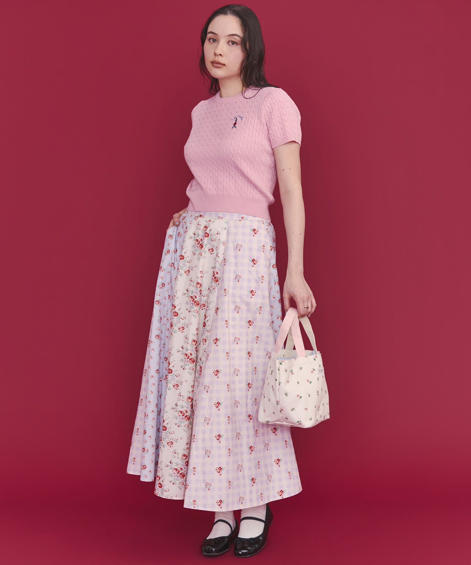 ボリュームフレアスカート