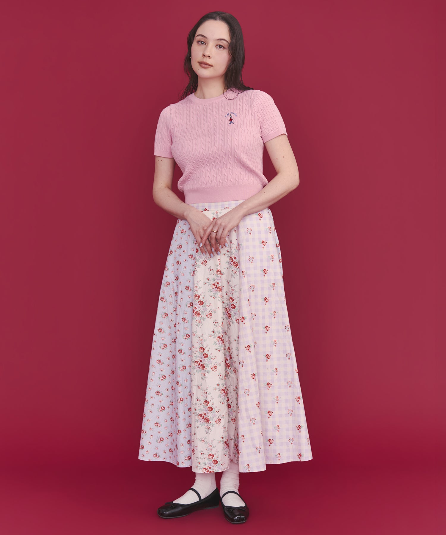 ボリュームフレアスカート