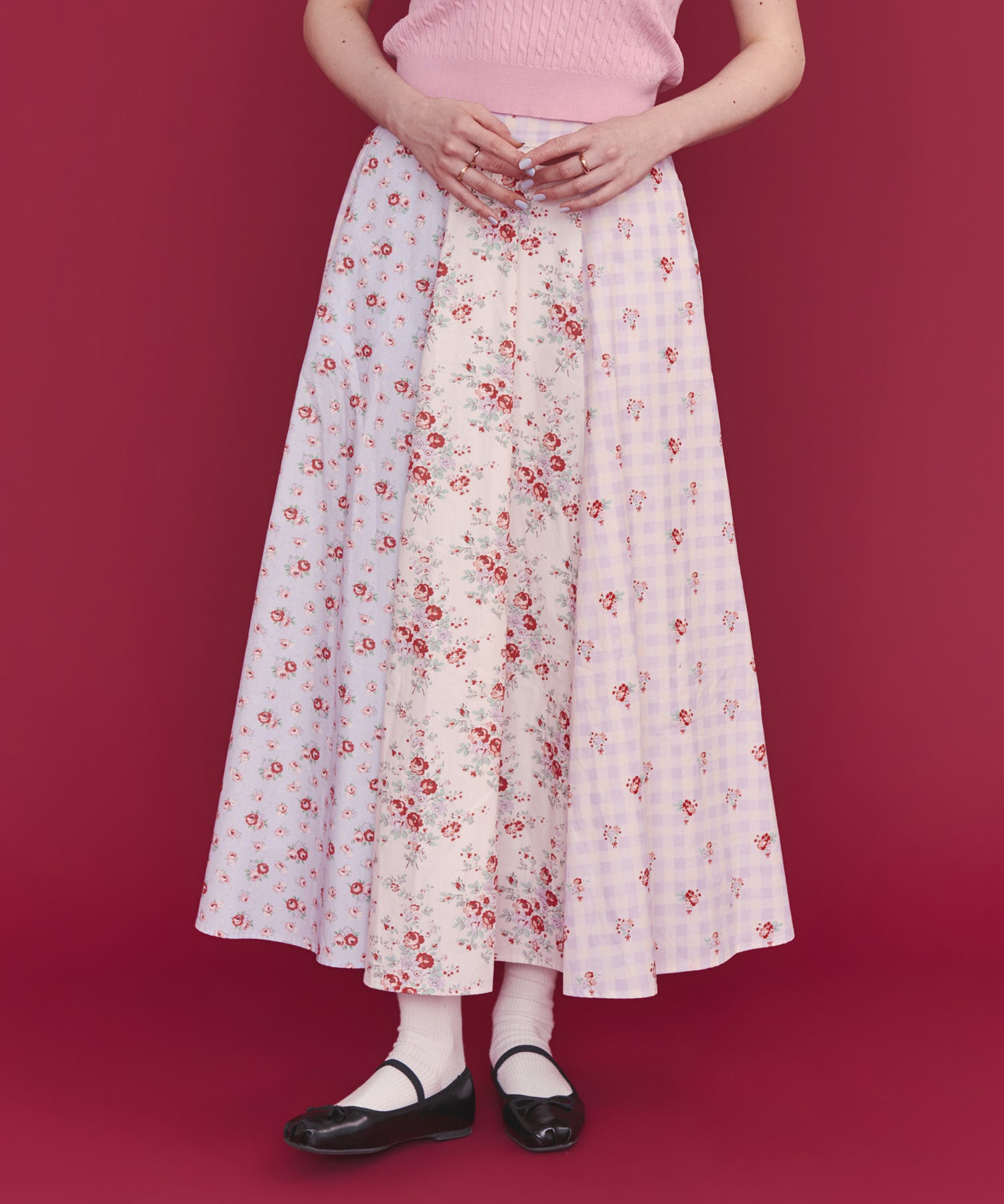 ボリュームフレアスカート