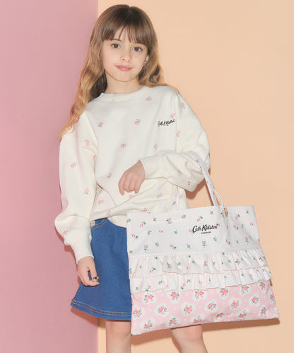 キッズ　総柄プリントスウェット Rose Embroidery